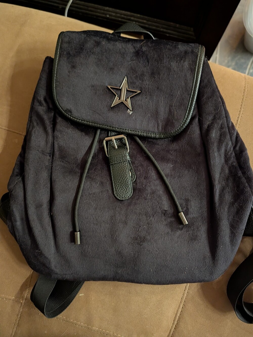 Black Star Accent Women's Backpack